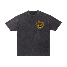 Load image into Gallery viewer, COWBEAR Exclusive! "SMOOTH AS" Mineral Wash Black Heavy Tee
