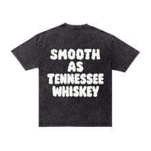 Load image into Gallery viewer, COWBEAR Exclusive! "SMOOTH AS" Mineral Wash Black Heavy Tee

