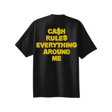 Load image into Gallery viewer, CA$HBear Exclusive &quot;Ca$hRulesEverythingAroundMe&quot; Black Tee!
