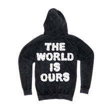 Load image into Gallery viewer, VIBEAR Exclusive Black &quot;The World Is Ours&quot; Hoodie!
